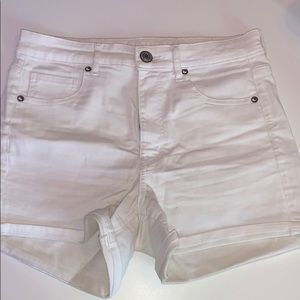 SOLD American Eagle High Waisted White Shorts